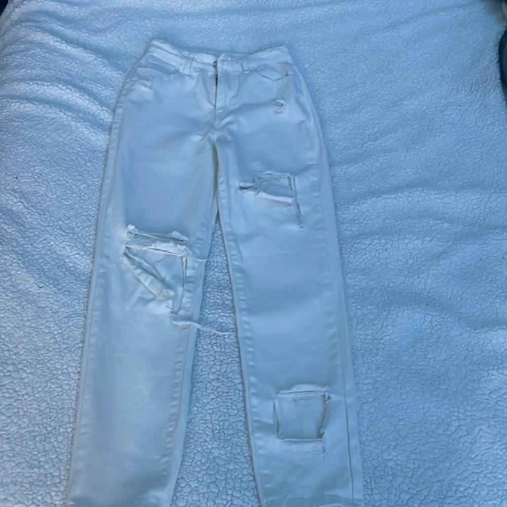 White Trendy Jeans